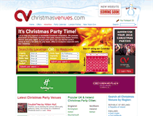 Tablet Screenshot of christmasvenues.com